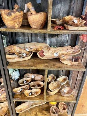 Olive wood products