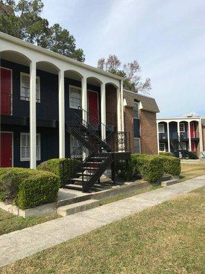 Nice freshly painted buildings