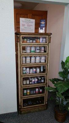 Dr. Greenwood may suggest a variety of herbal and nutritional supplements to help your body heal naturally.