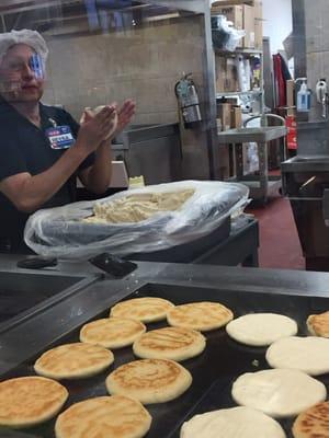 Hand-made fresh gorditas