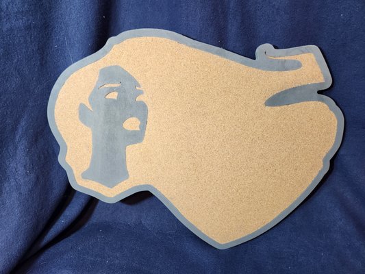 Pocahontas silhouette cork board for Disney pins!