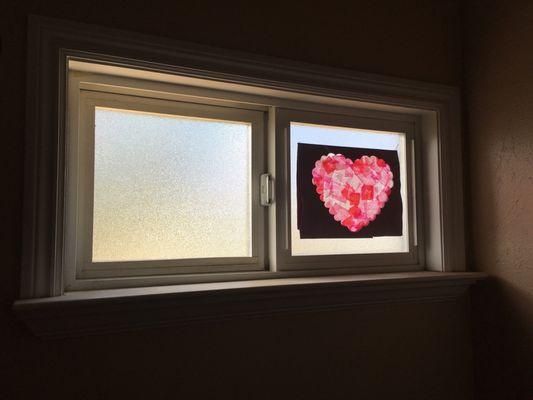 Amazing job done with our bathroom window. #love