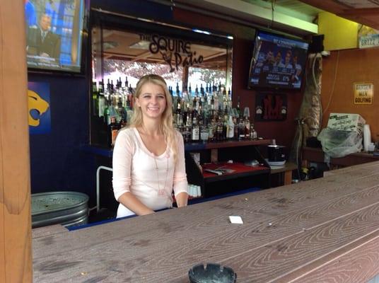 Cortney, the patio bartender today