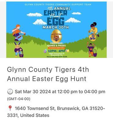 Ahmaud Arbery Park -- egg hunt 2024