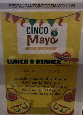 New spot in Warren.  https://restaurantcincodemayo.com