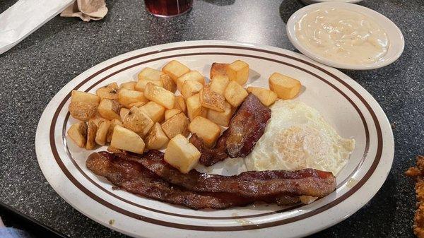 Senior breakfast plate