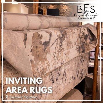 Transform your space with our luxurious area rugs, adding warmth, texture, and elegance to any room.