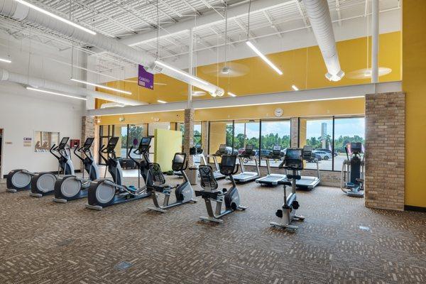 All brand new top-of-the-line Precor Cardio Equipment with Touch Screen TVs including Cable TV, Internet, Netflix, Hulu, etc.!