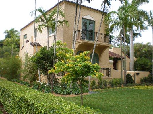 Old Spanish style home in Coral Gables