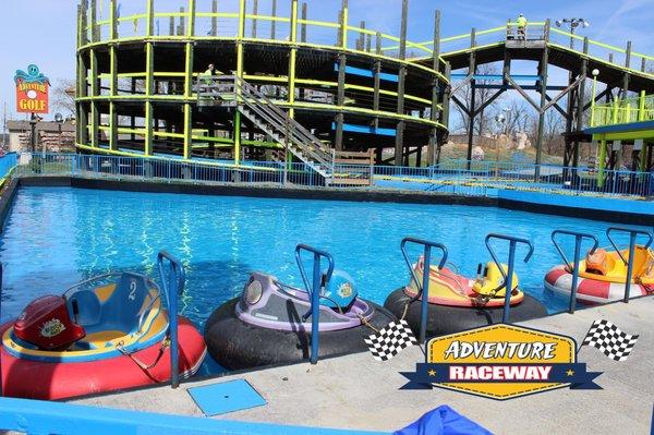 Nothing better than riding bumper boats on a hot summer day!