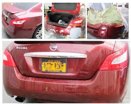 Maxima Rear Damage