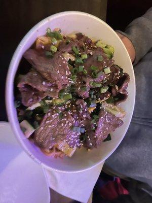 Beef noodle bowl