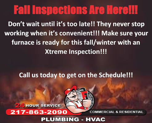 Fall Inspections are here!!