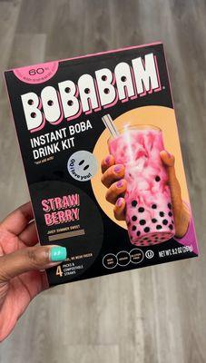 Strawberry boba