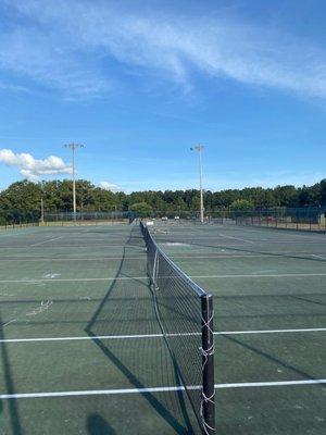 Tennis courts. 6 total.