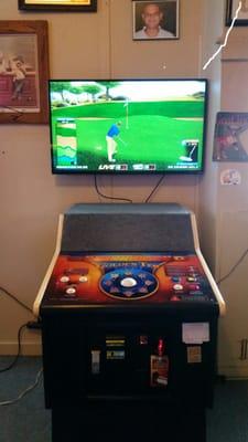 We give you adult video games such as golf  and they are of the newest version