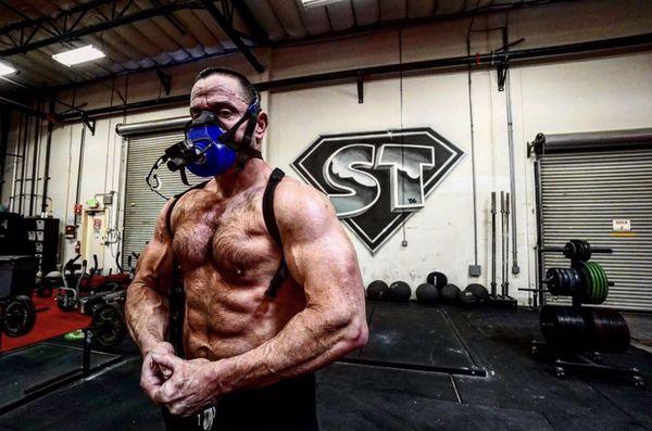 Mark Bell of Super Training Gym in West Sacramento after his assessments.