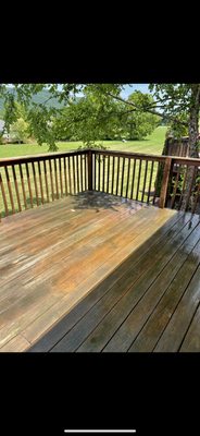 Weathered deck