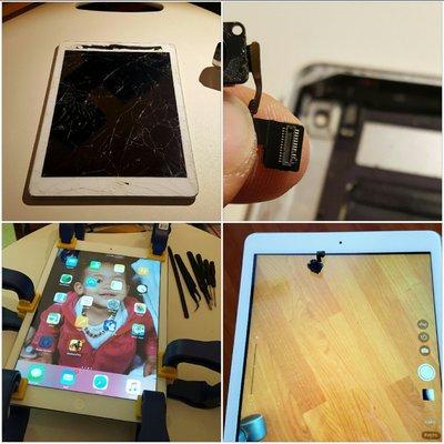 iPad Air 1st Generation Glass Digitizer & Rear Camera Replacement