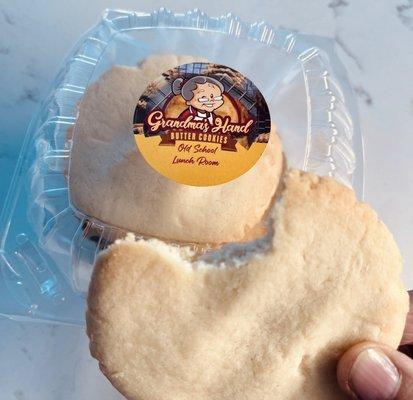 Grandma's Hand Butter Cookies