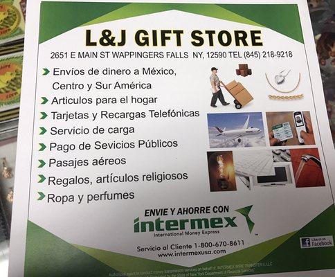 Enviar dinero en minutos, pagó de facturas, Paqueteria, productos latinos, regalos y más.