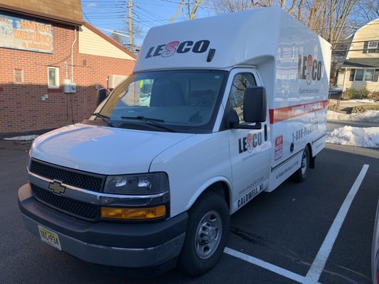 Lesco plumbing truck.