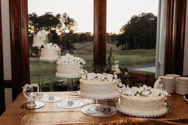 50th anniversary buttercream cakes