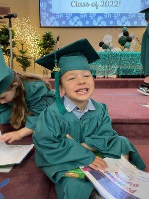 My son at graduation this last May