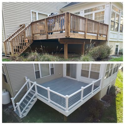 Deck makeover