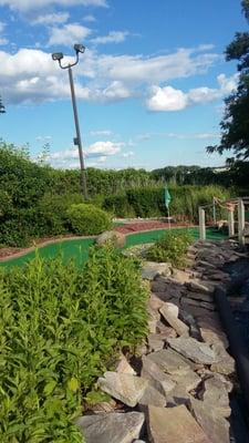 Another view of the mini golf course.