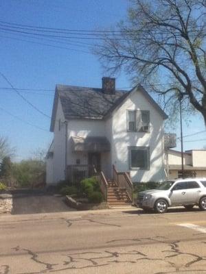 driveway (behind Dairy Mart)