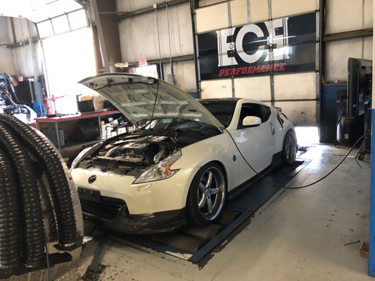 ECS Performance - Twin Turbo Nissan 370Z. ECS, CT's Import Performance Center