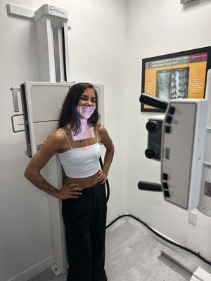 Smile for your picture :) Since everybody is unique, X-rays help us to determine where you're out of alignment and HOW to care for you