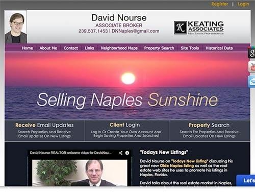 David Nourse REALTOR website http://davidnourse.com home page. You can search for Naples, Florida real estate, learn more abo...