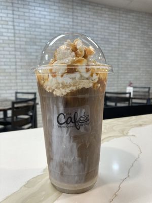 Vanilla Caramel Iced Coffee