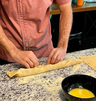 Ravioli made from scratch!