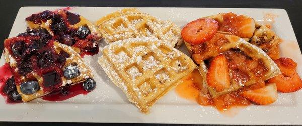 Waffle platter... hold the syrup please!