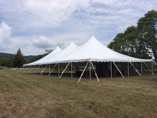 Large variety of pole tents