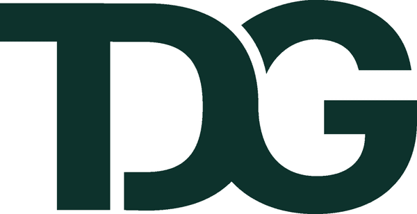 TDG logo in Charleston Green