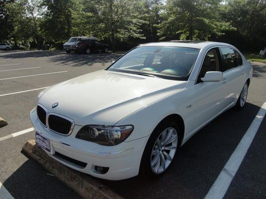 2007 BMW 7 SERIES 750Li White