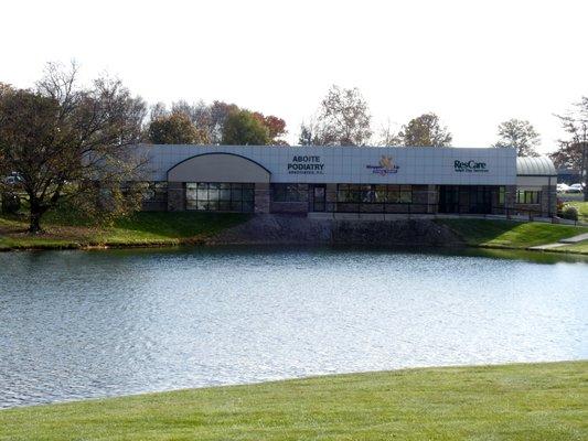 View of our building as you turn off of Jefferson Blvd at Casa's.