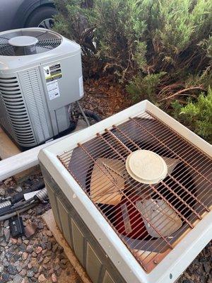 The A/C unit was put in, in 1993 they badly need to replace it. But still has yet to.