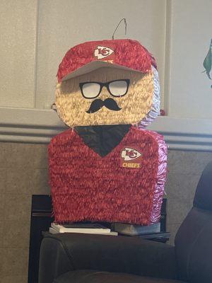 Custom made Andy Reid Piñata!!!!