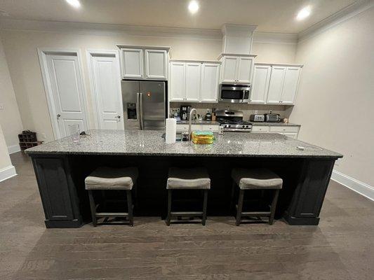 Kitchen island remodel