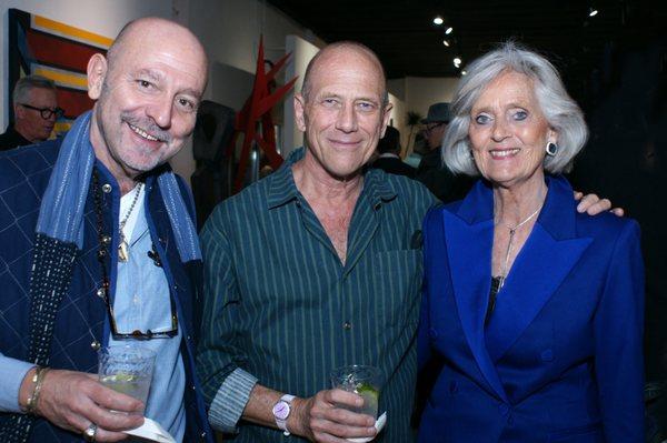 February 2020 Exhibit Opening, Biba Roesch (right)