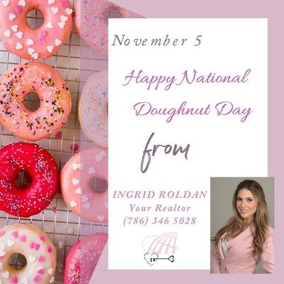 Happy Doughnut Day! November 5 ;)