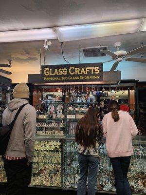 Glass Crafts inside