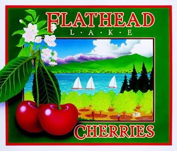 "Flathead Lake Cherries" Limited Edition Giclee Print by James Clayborn