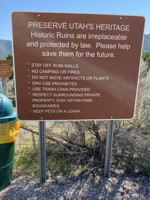 09.05.21 preserve Utah's heritage, preserve historic ruins