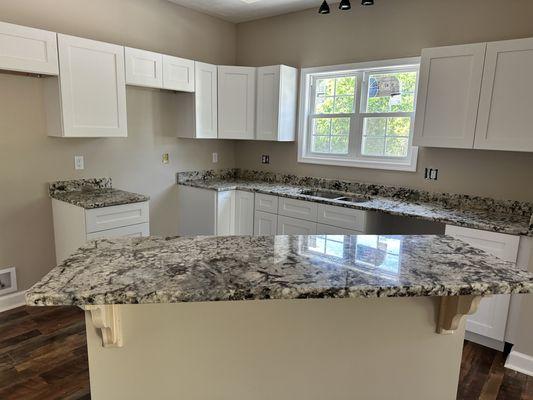 Check out our awesome wet bar! Clients loved it! Crafted with care, it's a winner!